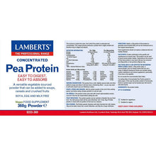 Lamberts Pea Protein 360g