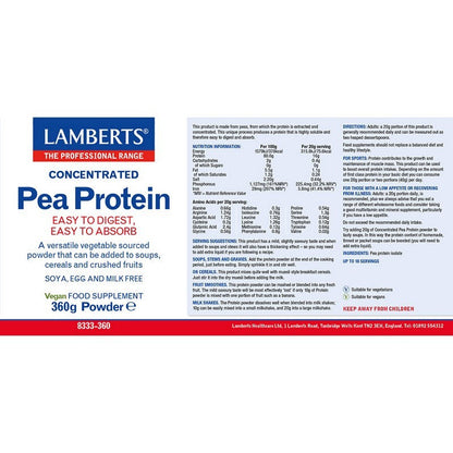 Lamberts Pea Protein 360g