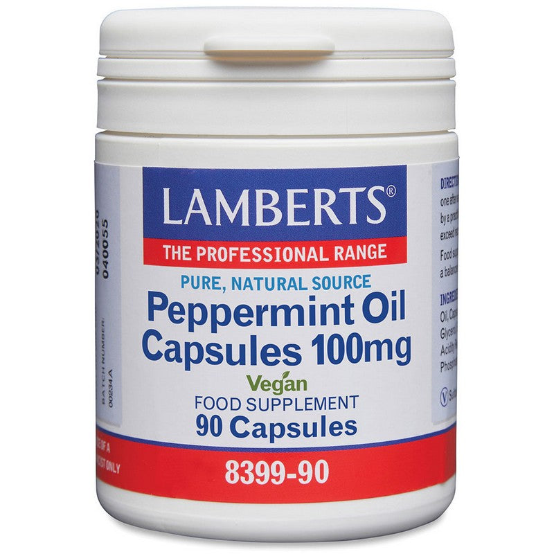 Lamberts Peppermint Oil Capsules 100mg 90 Capsules