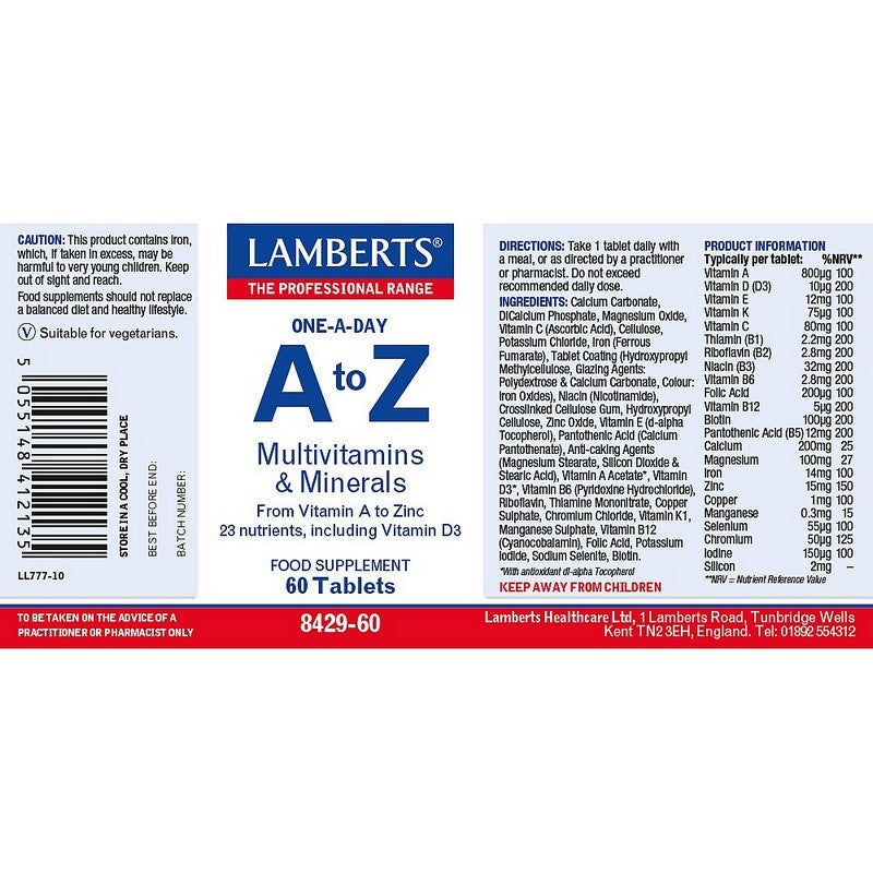 Lamberts A-Z Multi 60 Tablets