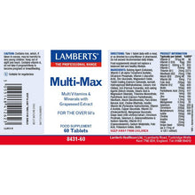 Lamberts Multi-Max® For The Over 50'S 60 Tablets