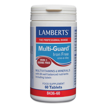 Lamberts Multi-Guard Iron Free 60 Tablets