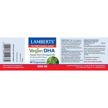 Lamberts Vegan DHA 250mg 60 Capsules