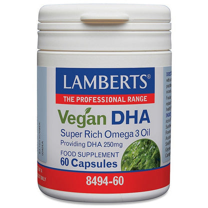 Lamberts Vegan DHA 250mg 60 Capsules