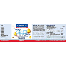 Lamberts Omega 3, 6 And 9 120 Capsules