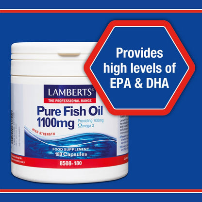 Lamberts Pure Fish Oil 1100mg