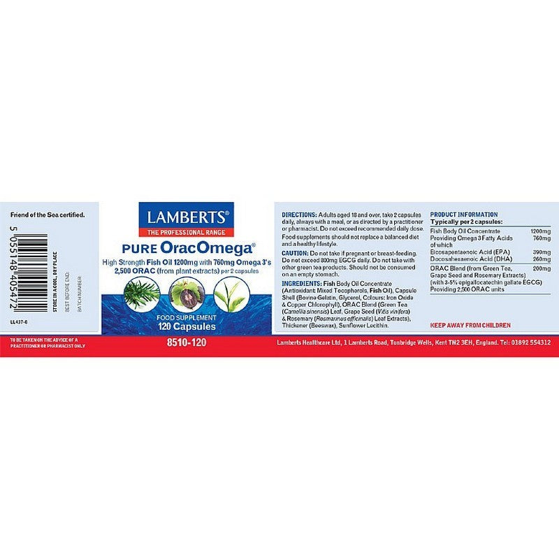 Lamberts Oracomega® 120 Capsules