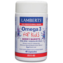 Lamberts Berry Bursts Omega 3 For Kids 60 Capsules