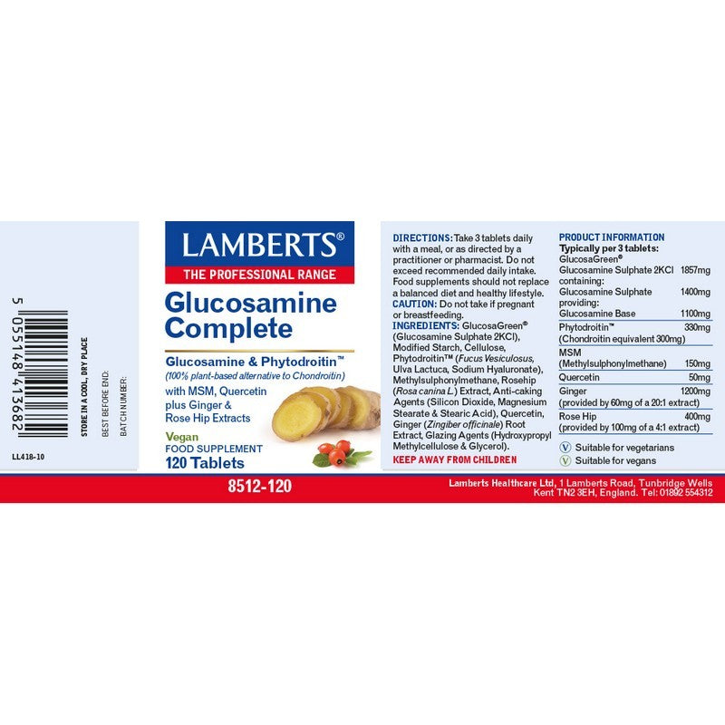 Lamberts Glucosamine Complete 120 Tablets