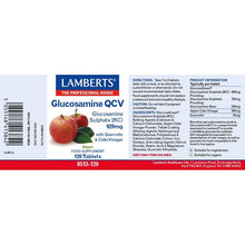 Lamberts Glucosamine QCV 120 Tablets