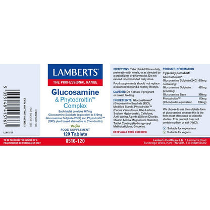 Lamberts Glucosamine & Chondroitin Complex 120 Tablets