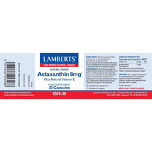 Lamberts Astaxanthin 8mg 30 Capsules