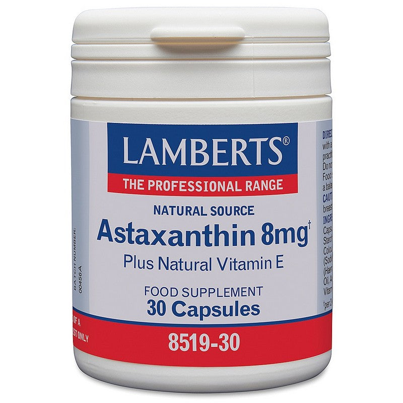 Lamberts Astaxanthin 8mg 30 Capsules