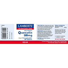 Lamberts Quercetin 500mg 60 Tablets