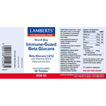 Lamberts Beta Glucan Complex 60 Tablets