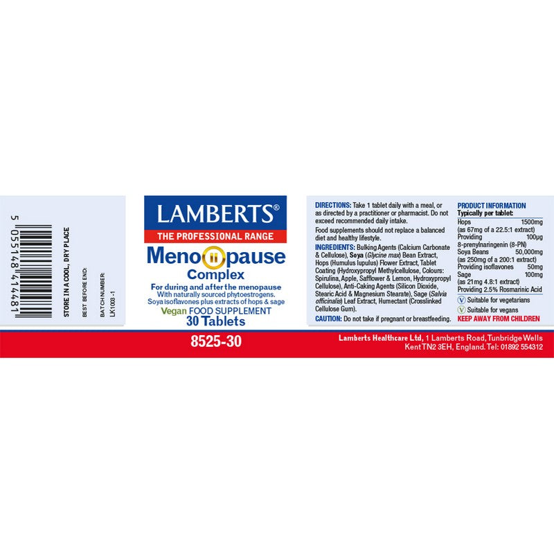 Lamberts Meno-Pause Complex 30 Tablets