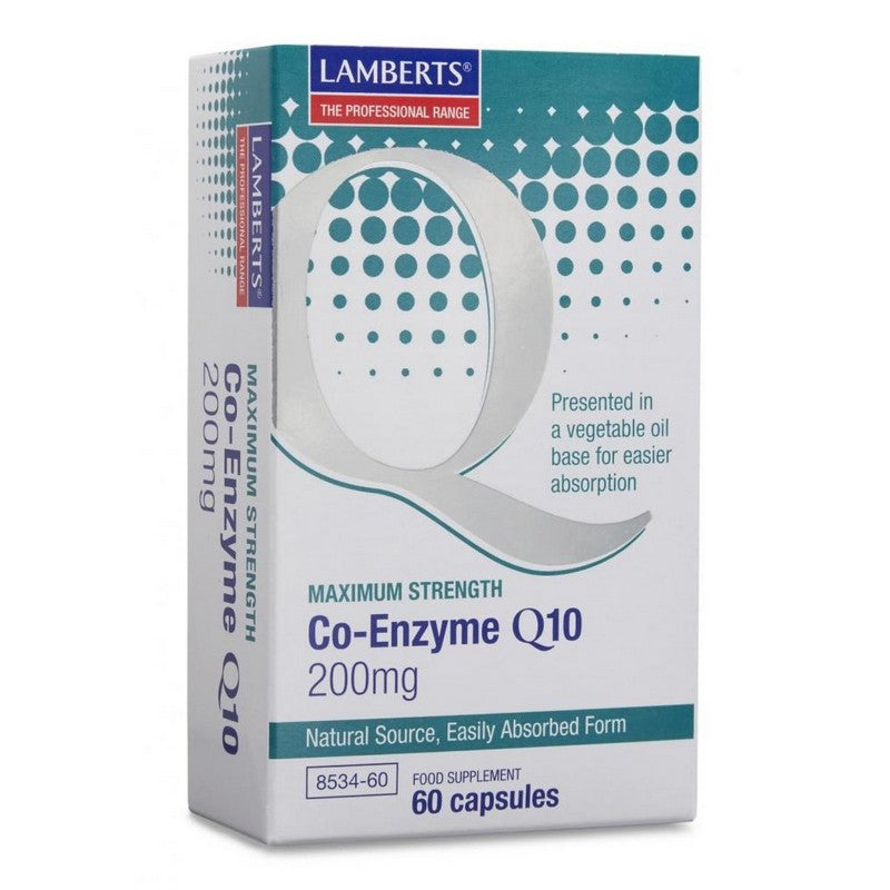 Lamberts Co Enzyme Q 10 200mg 60 Capsules