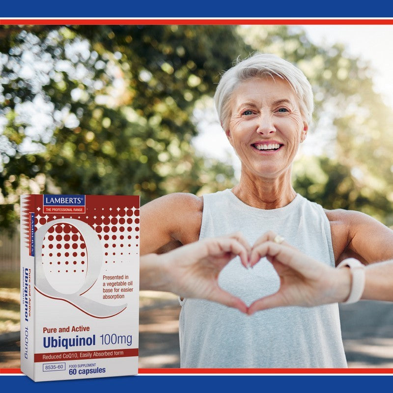 Lamberts Ubiquinol 100mg (Reduced Coq10) 60 Capsules