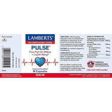 Lamberts Pulse (Fish with Co-Q10) 90 Capsules
