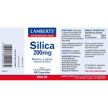 Lamberts Silica 200mg 90 Capsules