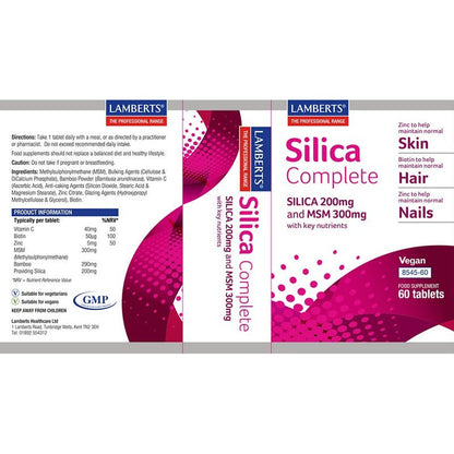 Lamberts Silica Complete 60 Tablets
