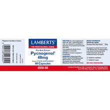 Lamberts Pycnogenol® 40mg 60 Capsules
