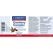 Lamberts Cranberry Complex 100gm