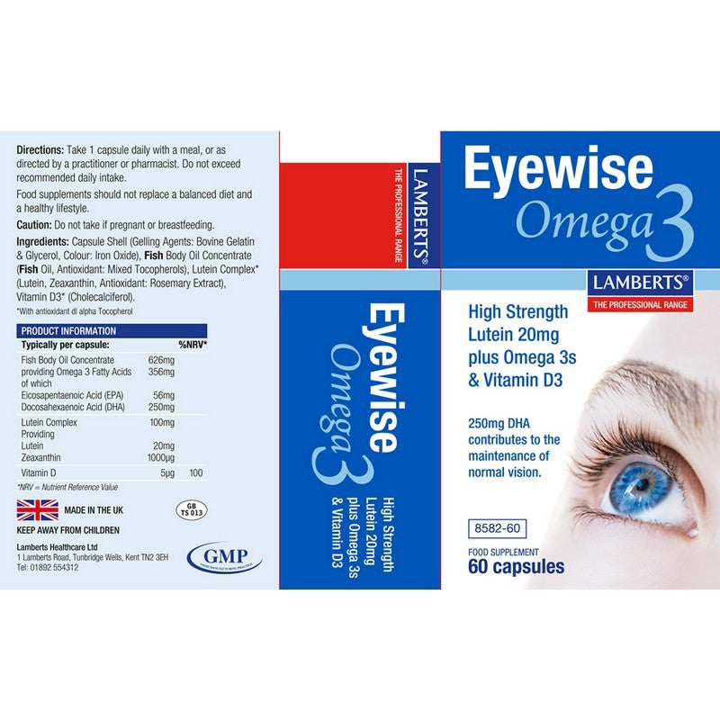 Lamberts Eyewise® Omega 3 60 Capsules