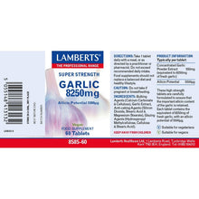 Lamberts Garlic 60 Tablets