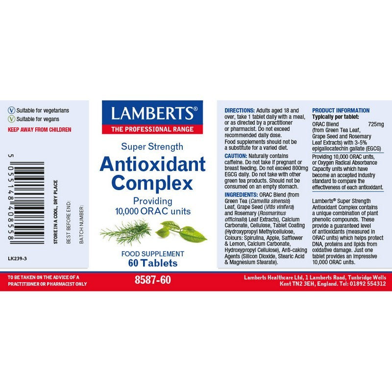 Lamberts Antioxidant Complex 60 Tablets