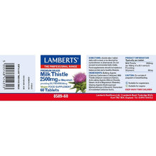 Lamberts Milk Thistle 3000mg 60 Tablets