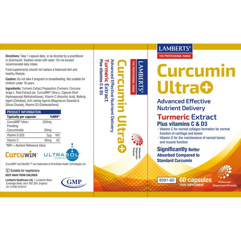 Lamberts Curcumin Ultra + 60 Capsules