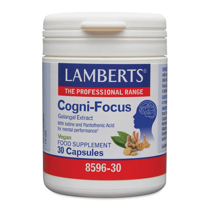 Lamberts Cogni-Focus (galangal extract) 30 Capsules