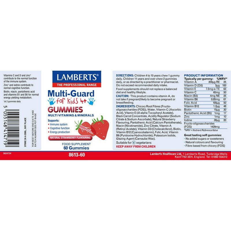 Lamberts Multi-Guard for Kids Gummies 60 Gummies