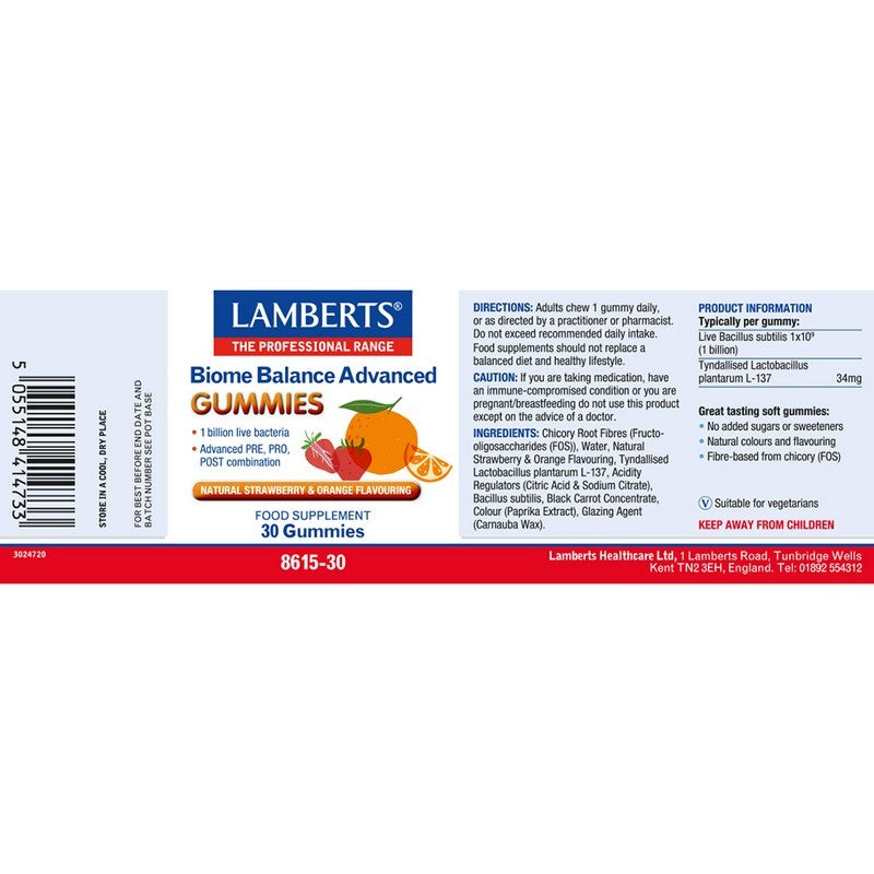 Lamberts BiomeBalance Advanced Gummies 30 Gummies