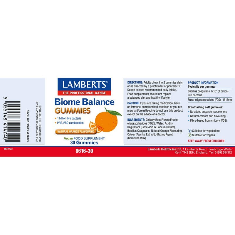 Lamberts BiomeBalance Gummies 30 Gummies