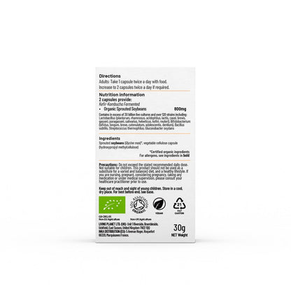 Living Nutrition Organic Fermented Symbiotic 60 Capsules