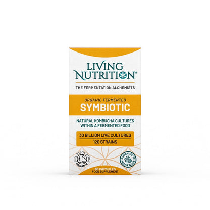 Living Nutrition Organic Fermented Symbiotic 60 Capsules