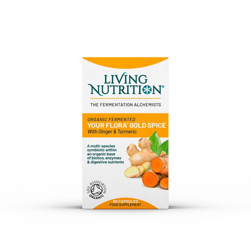 Living Nutrition Your Flora Gold Spice 60 Capsules