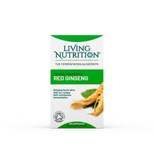 Living Nutrition Organic Fermented Red Ginseng 60 Capsules