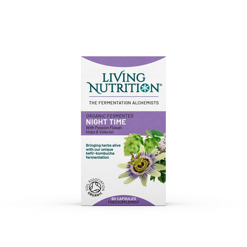 Living Nutrition Organic Fermented Night Time 60 Capsules