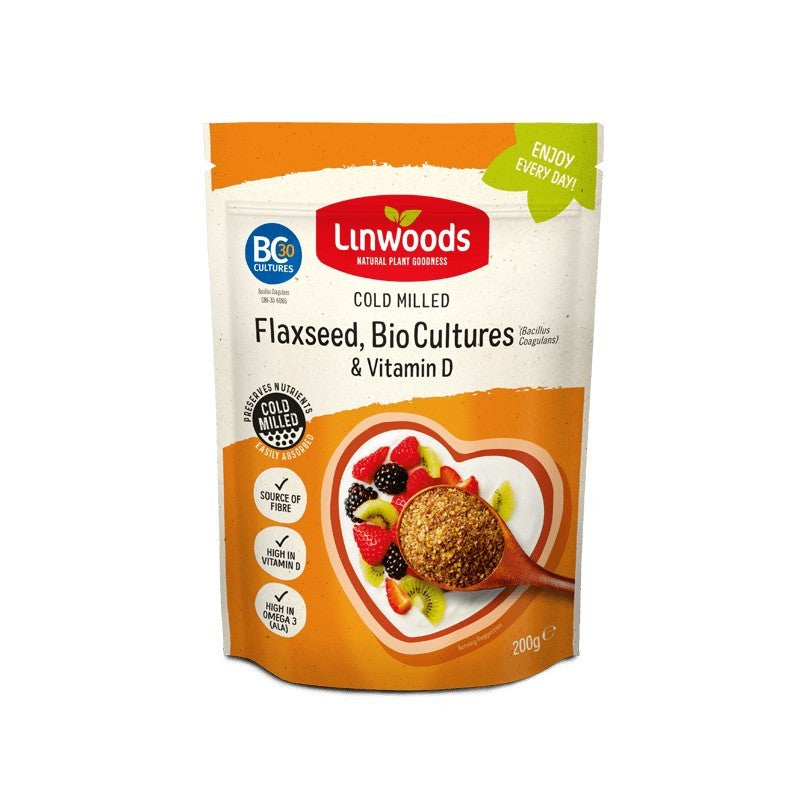 Linwoods Flaxseed Bio-Cultures & Vitamin D 360gm
