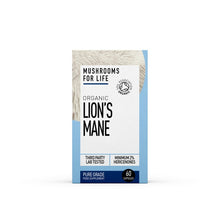 Mushrooms For Life Organic Lion's Mane  Pure Grade Extract 60 Capsules