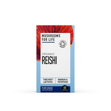 Mushrooms For Life Organic Reishi  Pure Grade Extract 60 Capsules