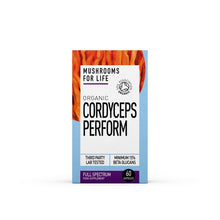 Mushrooms For Life Organic Cordyceps Perform Optimised Blend 60 Capsules