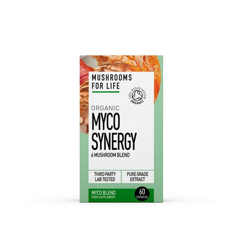 Mushrooms For Life Organic Myco Synergy Myco Blend 60 Capsules