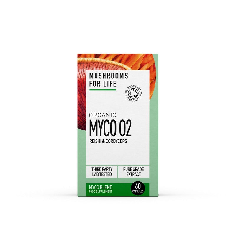 Mushrooms For Life Organic Myco O2 Myco Blend 60 Capsules