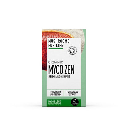 Mushrooms For Life Organic Myco Zen Myco Blend 60 Capsules
