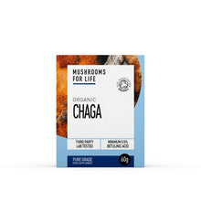 Mushrooms For Life Organic Chaga Pure Grade Extract Powder 60g