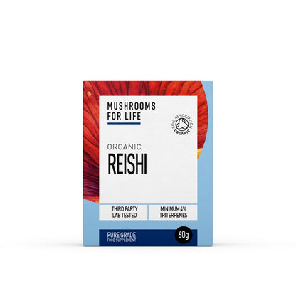Mushrooms For Life Organic Reishi  Pure Grade Extract Powder 60g